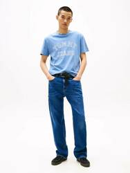Tommy Jeans pánske modré tričko - S (DY6)