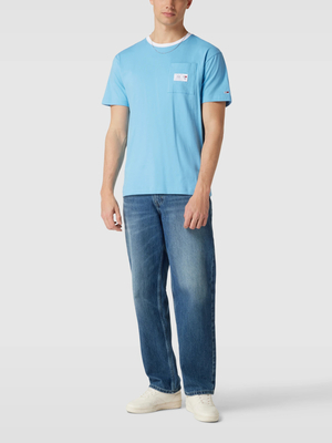Tommy Jeans pánske modré tričko - L (CY7)