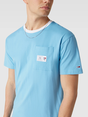 Tommy Jeans pánske modré tričko - L (CY7)