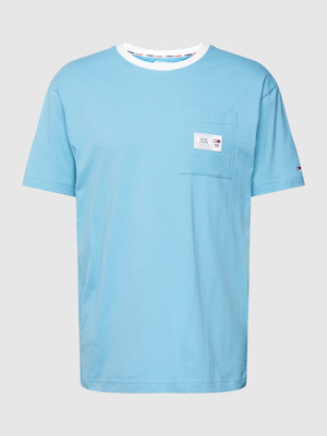 Tommy Jeans pánske modré tričko - M (CY7)
