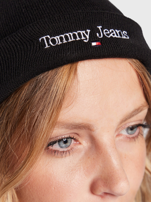 Tommy Jeans dámska čierna čiapka - OS (0GJ)