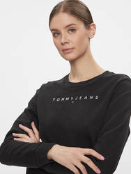 Tommy Jeans dámska čierna mikina - XS (BDS)
