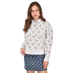 Tommy Jeans dámska šedá mikina Allover - S (PPP)