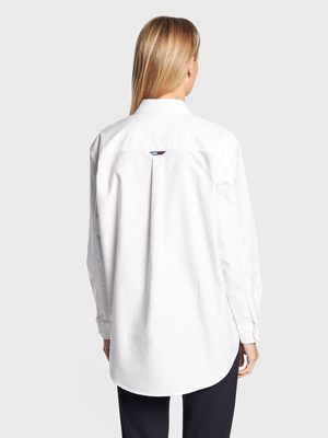 Tommy Jeans dámska biela košeľa - S (YBR)