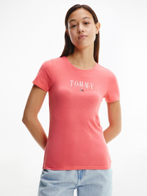Tommy Jeans dámske ružové tričko - XS (TIJ)