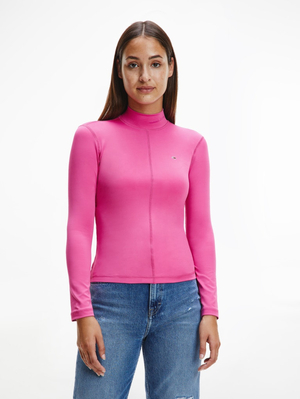 Tommy Jeans dámske ružové tričko - L (VTC)