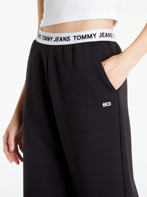 Tommy Jeans dámske čierne tepláky - L/R (BDS)