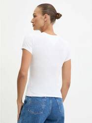 Tommy Jeans dámske biele tričko - XS (YBR)