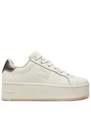 Tommy Jeans dámske krémové tenisky - 36 (YBL)