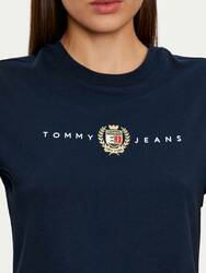 Tommy Jeans dámske modré tričko - XS (C1G)