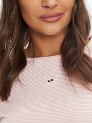 Tommy Jeans dámske pruhované tričko - S (0D3)