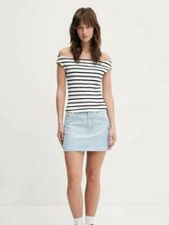 Tommy Jeans dámsky pruhovaný top - XS (0FC)