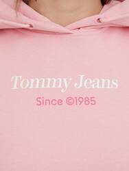 Tommy Jeans dámske ružové mikinové šaty - XXS (THA)