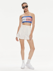 Tommy Jeans dámske smotanové šortky Claire - 25/NI (YBH)