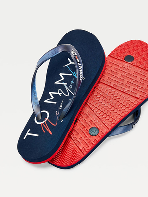 Tommy Jeans dámske tmavomodré žabky - 37 (C87)