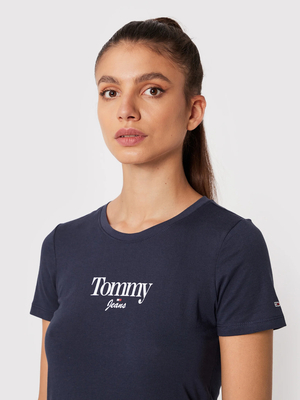 Tommy Jeans dámske modré tričko - M (C87)