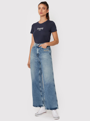 Tommy Jeans dámske modré tričko - M (C87)