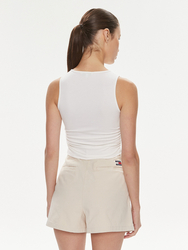 Tommy Jeans dámsky biely top - M (YBR)