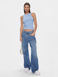 Tommy Jeans dámsky svetlo modrý top - S (C3S)