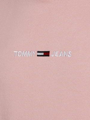 Tommy Jeans pánska ružová mikina LOGO HOODIE - S (TH9)