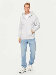 Tommy Jeans pánska šedá mikina - L (PJ4)