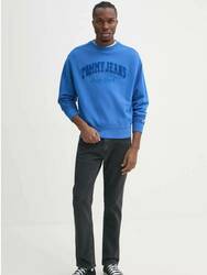 Tommy Jeans pánska modrá mikina - S (C6E)