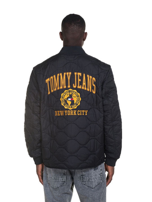 Tommy Jeans pánsky čierny bomber - M (BDS)