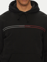 Tommy Jeans pánska čierna mikina - S (BDS)