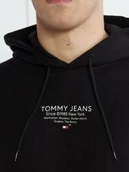 Tommy Jeans pánska čierna mikina Graphic - L (BDS)