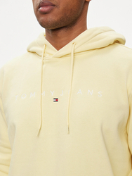 Tommy Jeans pánska žltá mikina - S (ZHO)