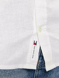 Tommy Jeans pánska biela košeľa  - M (YBR)