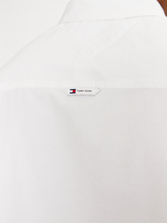 Tommy Jeans pánska biela košeľa Oxford - L (YBR)