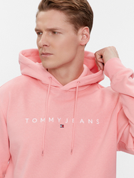 Tommy Jeans pánska lososová mikina - L (TIC)
