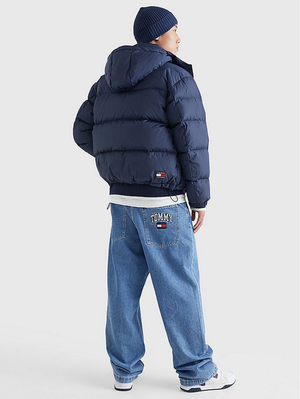 Tommy Jeans pánska modrá bunda ALASKA - M (C87)