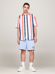 Tommy Jeans pánska pruhovaná košeľa Stripes - M (YBR)