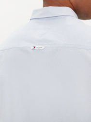 Tommy Jeans pánska svetlo modrá košeľa Oxford - S (C3S)