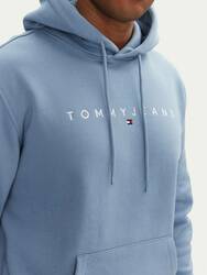 Tommy Jeans pánska svetlo modrá mikina - S (DY6)