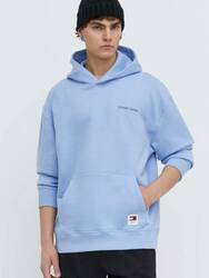 Tommy Jeans pánska svetlo modrá mikina - L (C3S)
