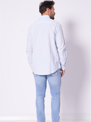 Tommy Jeans pánska svetlo modrá košeľa - L (C3Q)