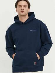 Tommy Jeans pánska tmavo modrá mikina - S (C1G)
