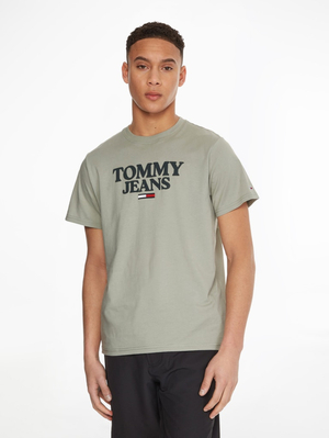Tommy Jeans pánske zelené tričko - M (PMI)