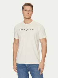 Tommy Jeans pánske krémové tričko - M (AE3)