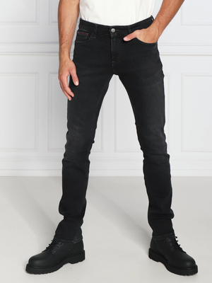 Tommy Jeans pánske čierne džínsy - 36/32 (1A5)