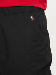 Tommy Jeans pánske čierne joggers nohavice  - L/S (BDS)