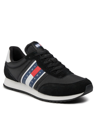 Tommy Jeans pánske čierne tenisky - 41 (BDS)