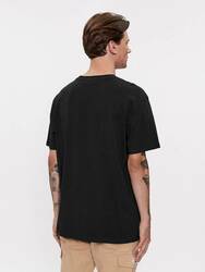 Tommy Jeans pánske čierne tričko LINEAR - M (BDS)