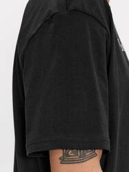 Tommy Jeans pánske čierne tričko LINEAR - M (BDS)