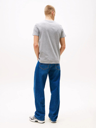 Tommy Jeans pánske šedé tričko - L (P6N)