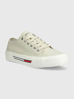 Tommy Jeans pánske béžové tenisky - 45 (ACU)