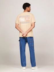 Tommy Jeans pánske béžové tričko - L (AB9)